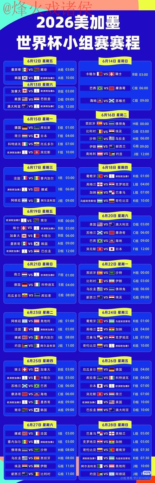 2026世界杯直播最新资讯