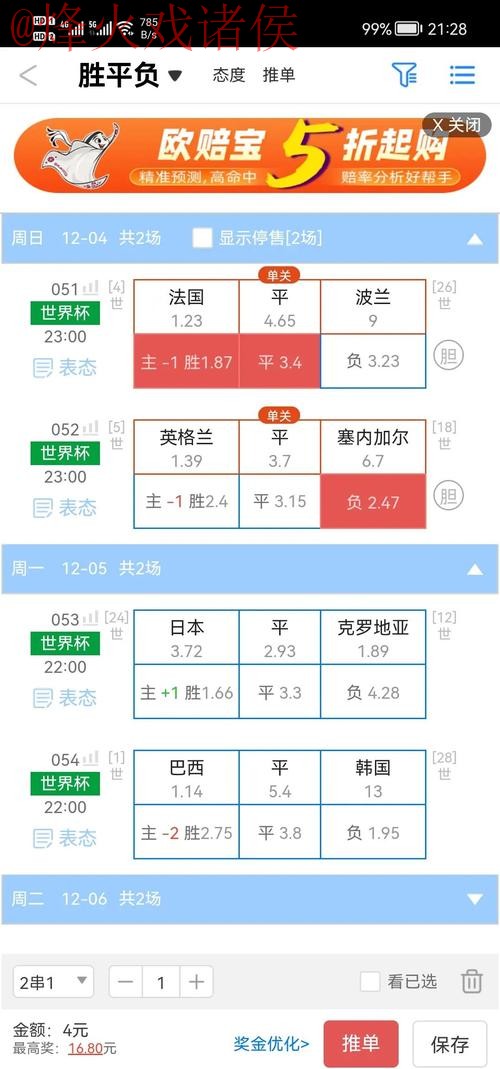 探索世界杯盘口官网最佳选择与策略